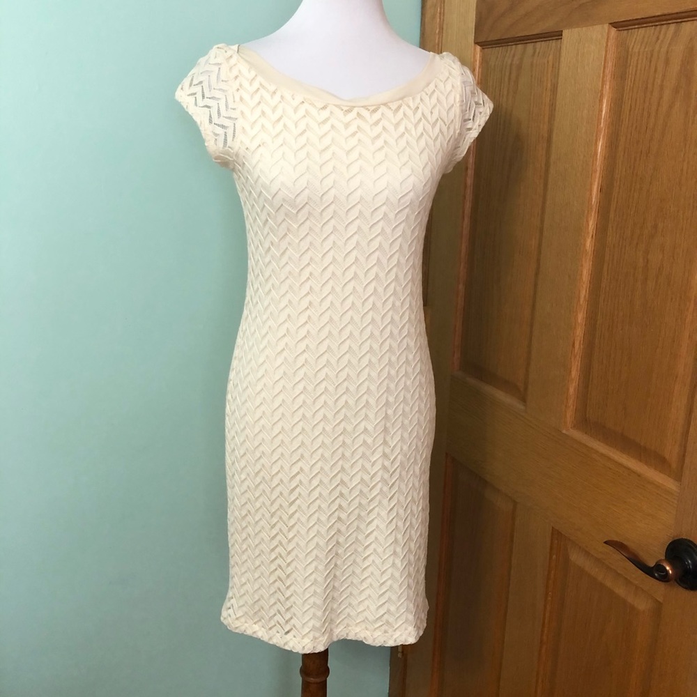 Cream Banana Republic Heritage Dress